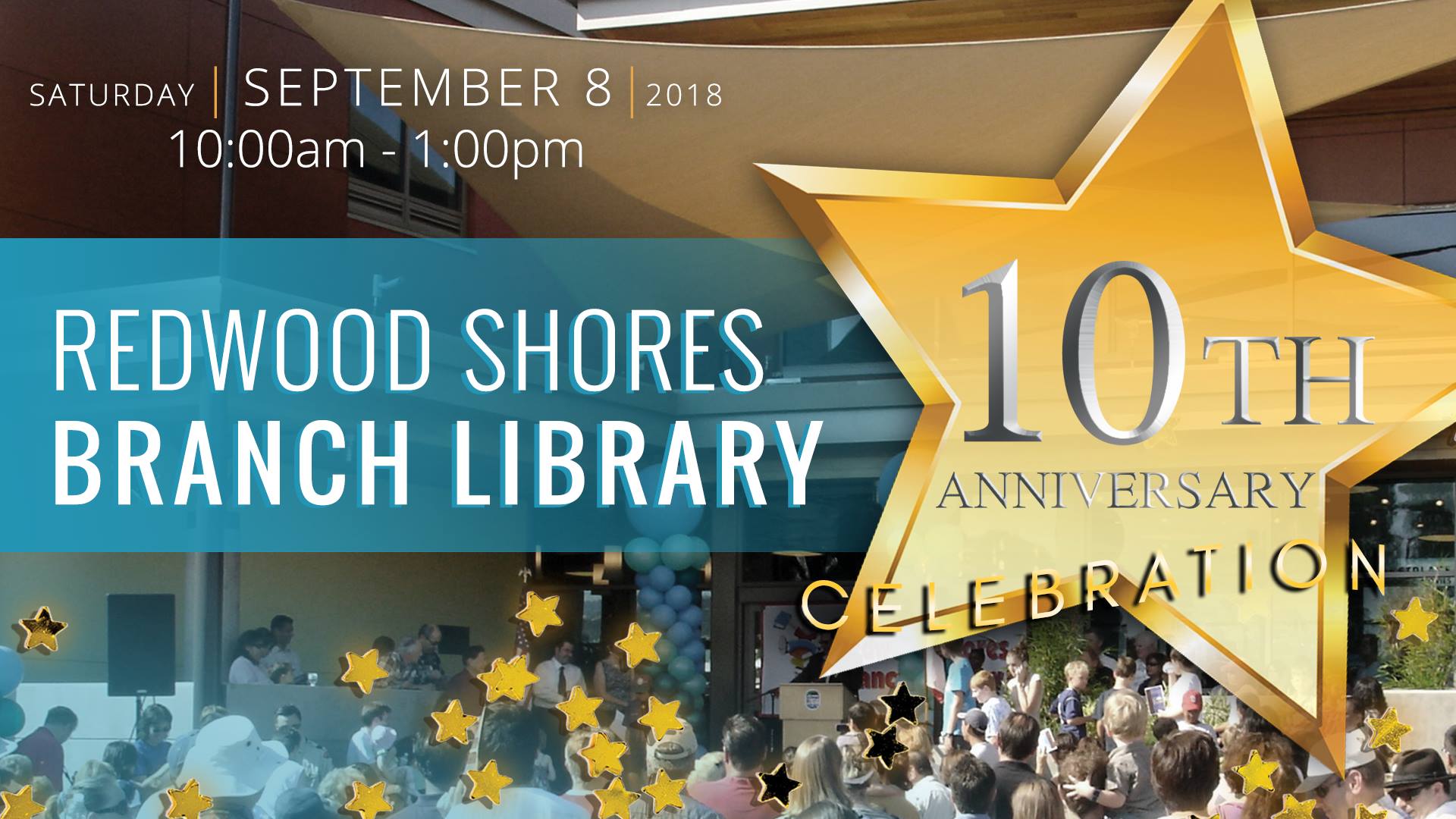 Happy 10th Anniversary, Redwood Shores Branch Library! | RSCA